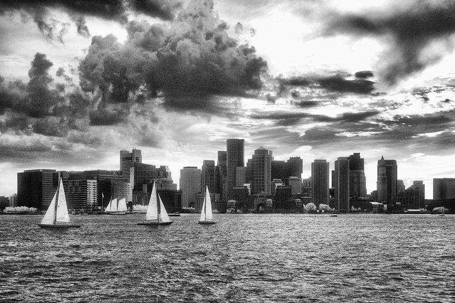 Boston Harbor Photograph by Jeffrey Holbrook