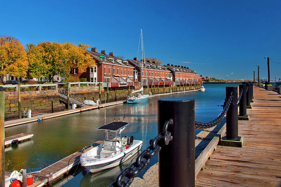 Boston Harborwalk Wharf Photograph by Joann Vitali