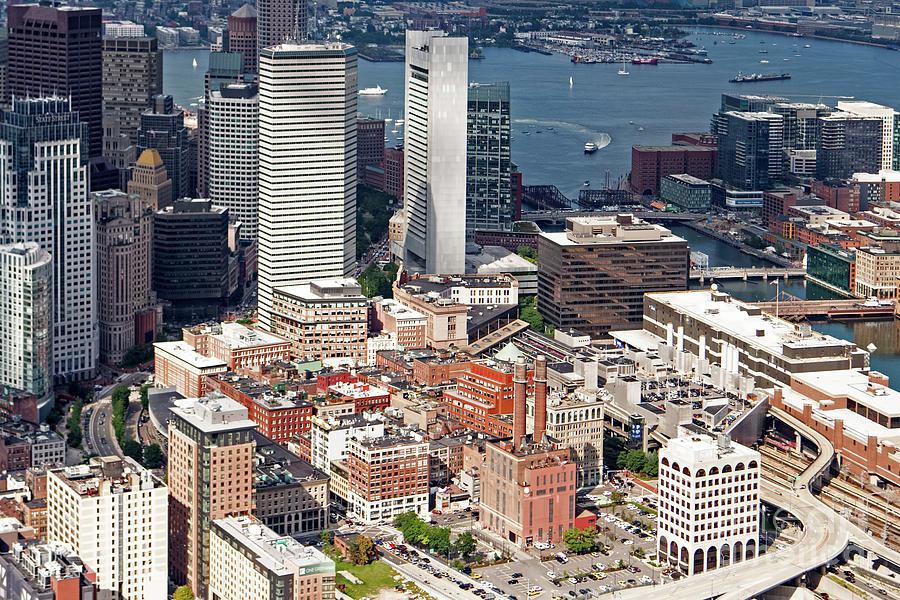 Boston Leather District Real Estate Aerial Photograph by David Oppenheimer
