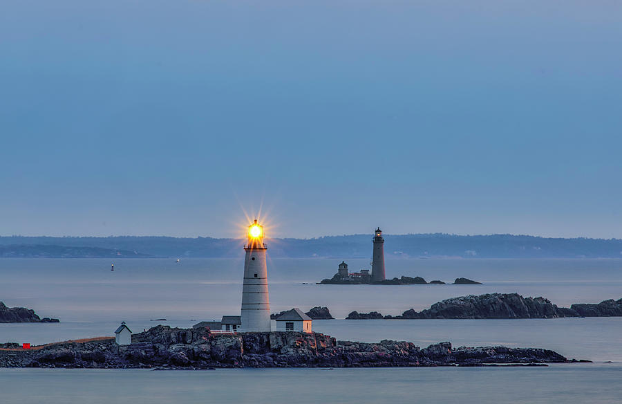 Boston Light and Graves Light Station Photograph by Juergen Roth