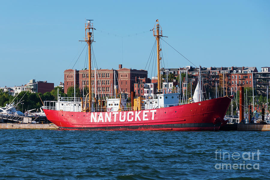 Boston Massachusetts Nantucket Ship Photograph by Paul Velgos