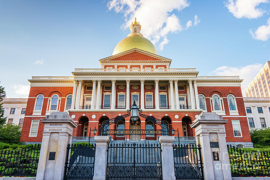 Boston Massachusetts State House Picture Photograph by Paul Velgos