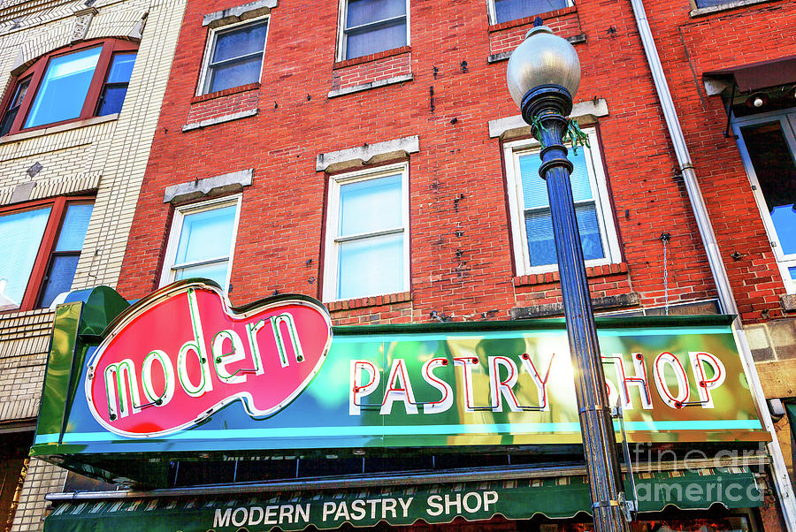 Boston Modern Pastry Shop Photograph by John Rizzuto