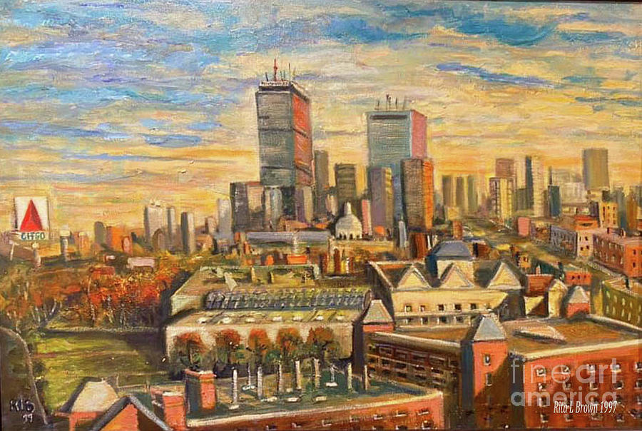 Boston Morning Painting by Rita Brown