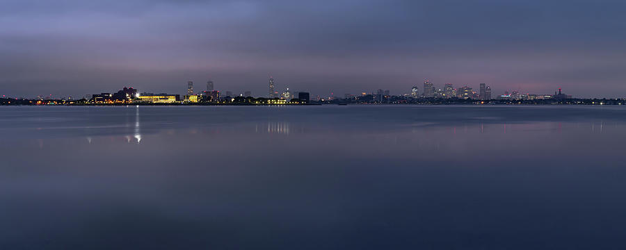Boston NightLine Photograph by William Bretton