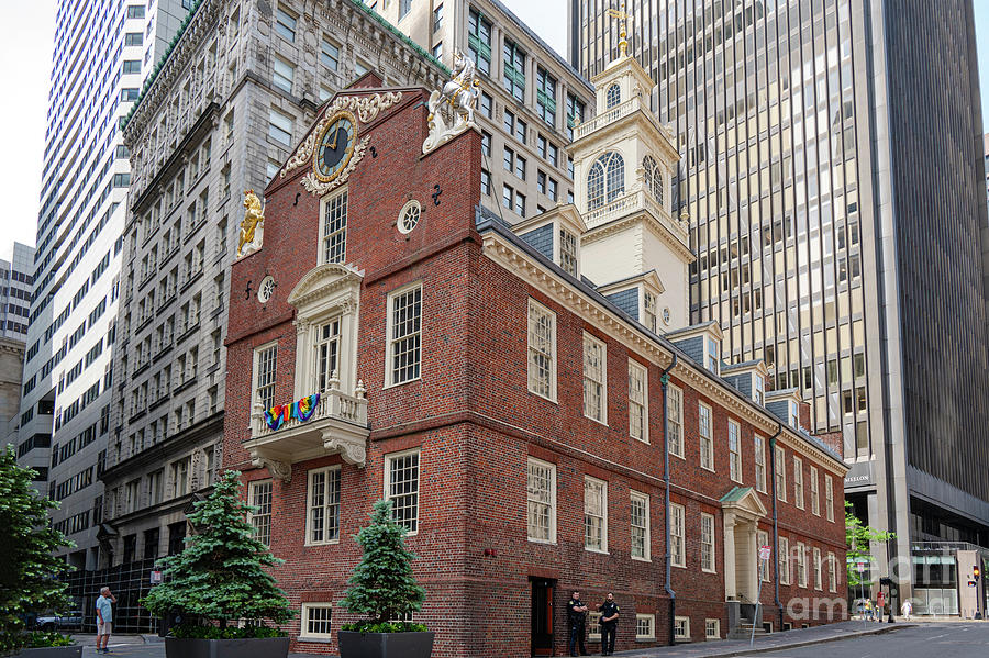 Boston Old State House and Tower Photograph by Bob Phillips