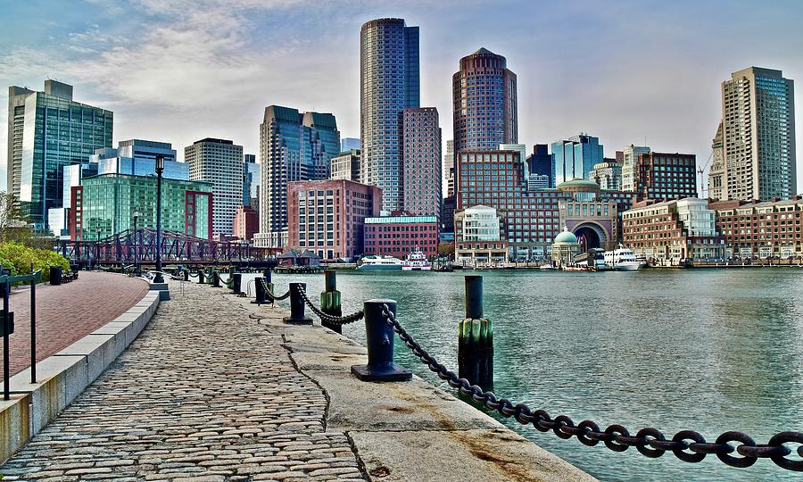 Boston on a Sunny Fall Day Photograph by Frozen in Time Fine Art Photography