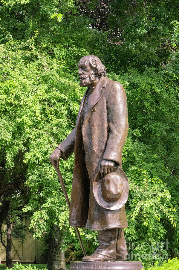 Boston Public Gardens Edward Everett Hale Statue Photograph by Bob Phillips