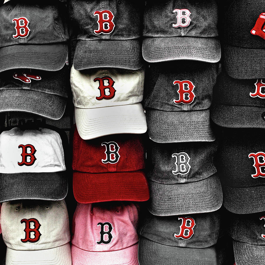 Boston Red Sox Caps Photograph by Joann Vitali