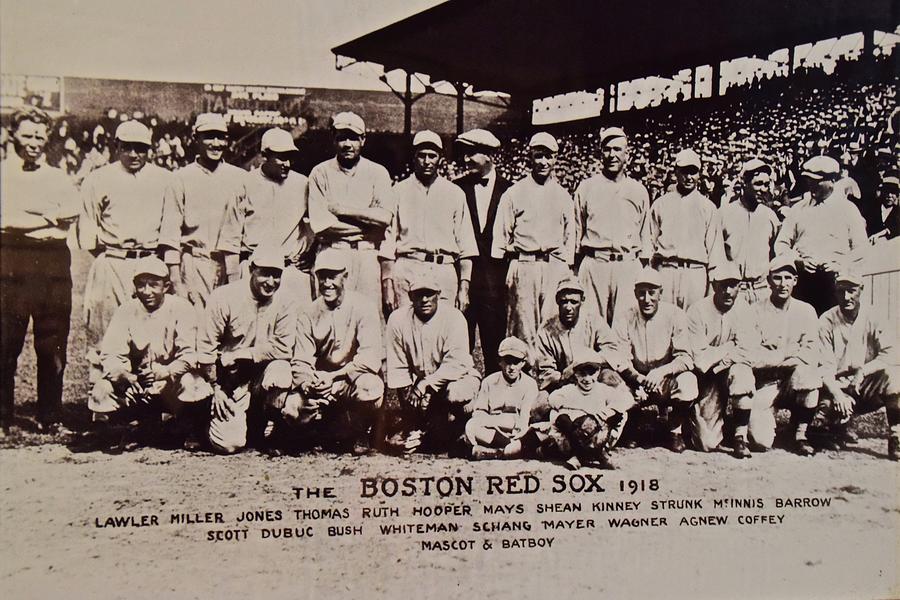 Boston Red Sox Circa Nineteen Eighteen Photograph