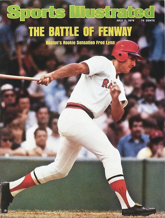 Boston Red Sox Fred Lynn... Sports Illustrated Cover Photograph by Sports Illustrated