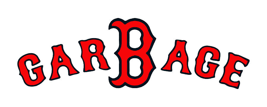 Boston Red Sox GarBage Digital Art by Paige Parkinson