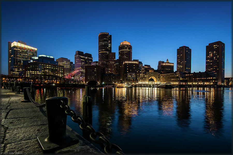 Boston Skyline Photograph by Erika Fawcett