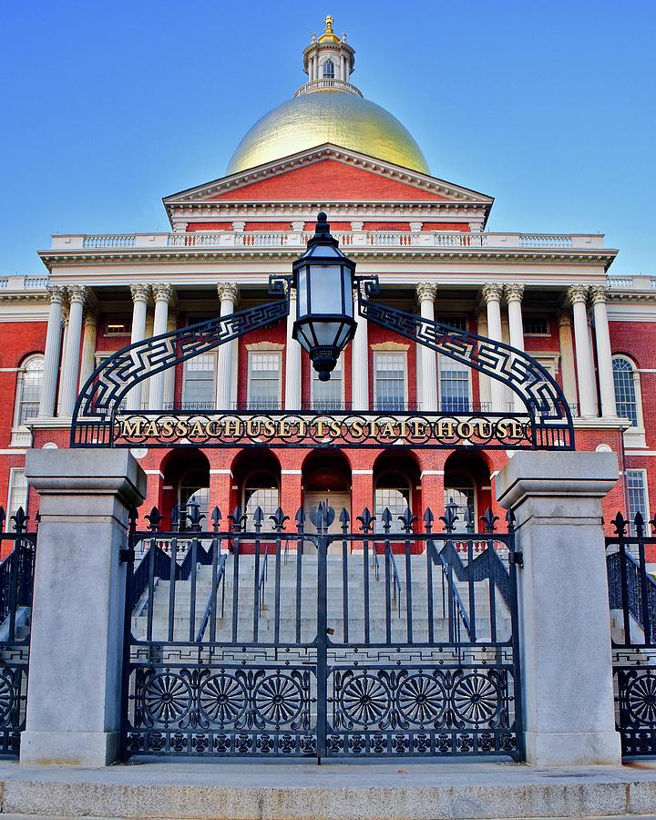 Boston State Building and Gate Photograph by Frozen in Time Fine Art Photography