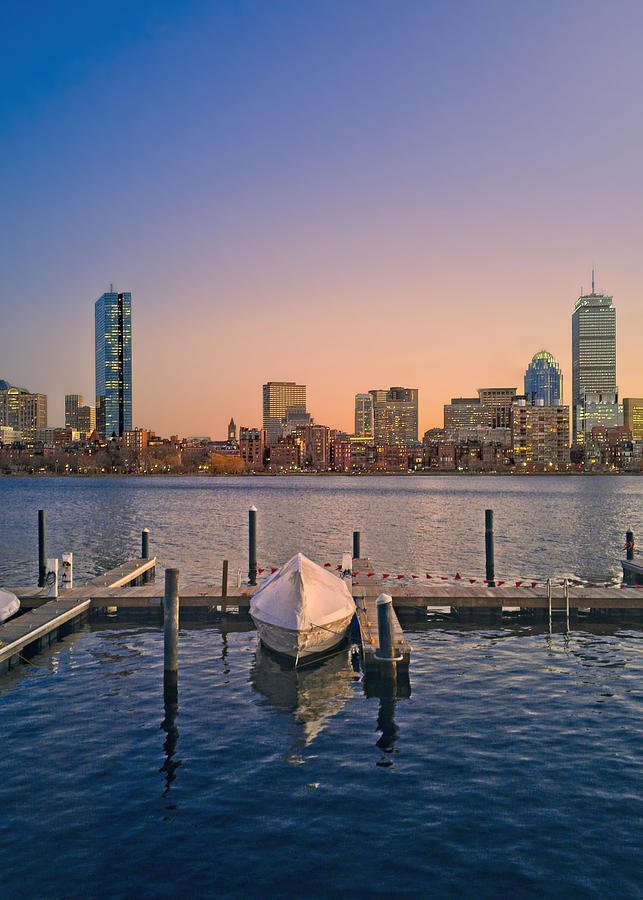 Landscape Photograph - Boston Sunset by Matthew Adelman