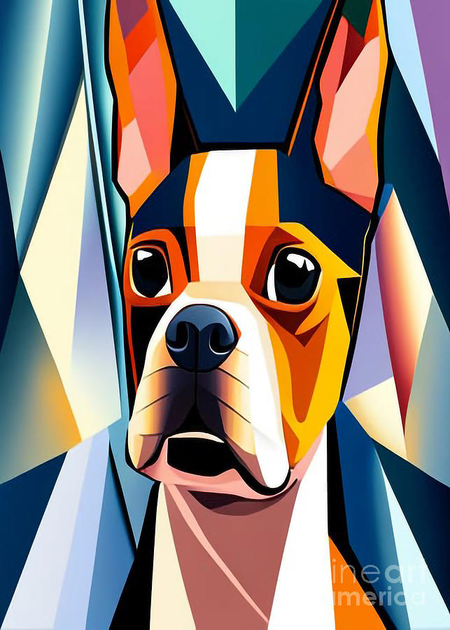 Boston Terrier Digital Art By Jennifer Harris Fine Art America   Boston Terrier Jennifer Harris 