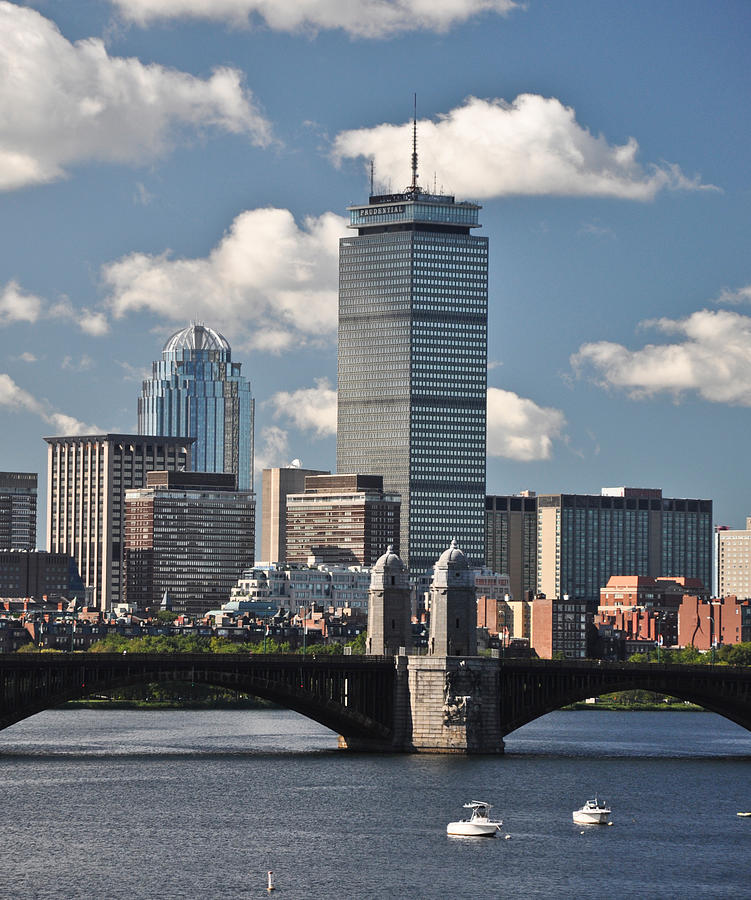 Boston view from East Cambridge Photograph by Thomas Pollin