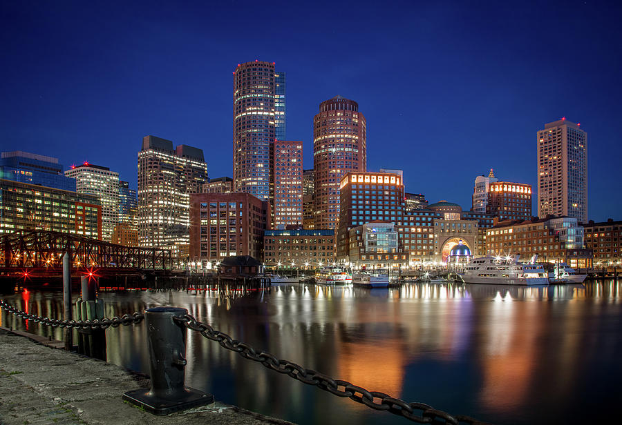 Boston Waterfront. Photograph by Dave Cleaveland - Fine Art America