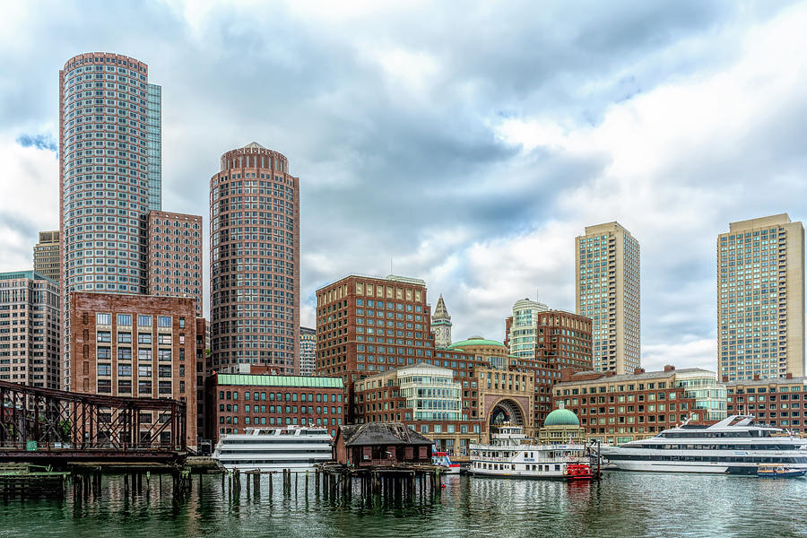 Boston Waterfront Photograph by Sharon Popek