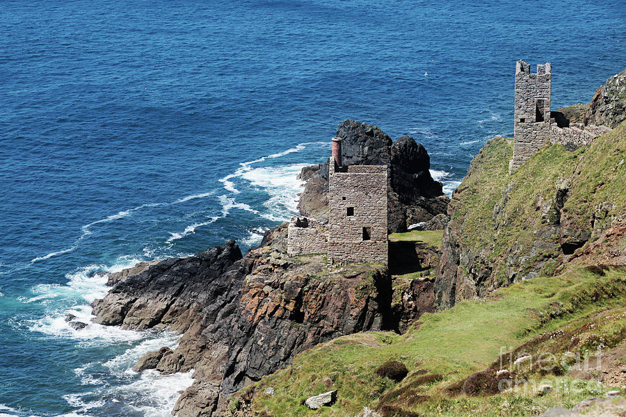 Botallack Crown Engine Houses Cornwall Photograph by Terri Waters