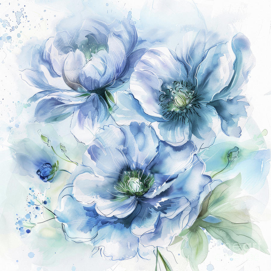 Flower Painting - Botanical Bliss by Tina LeCour