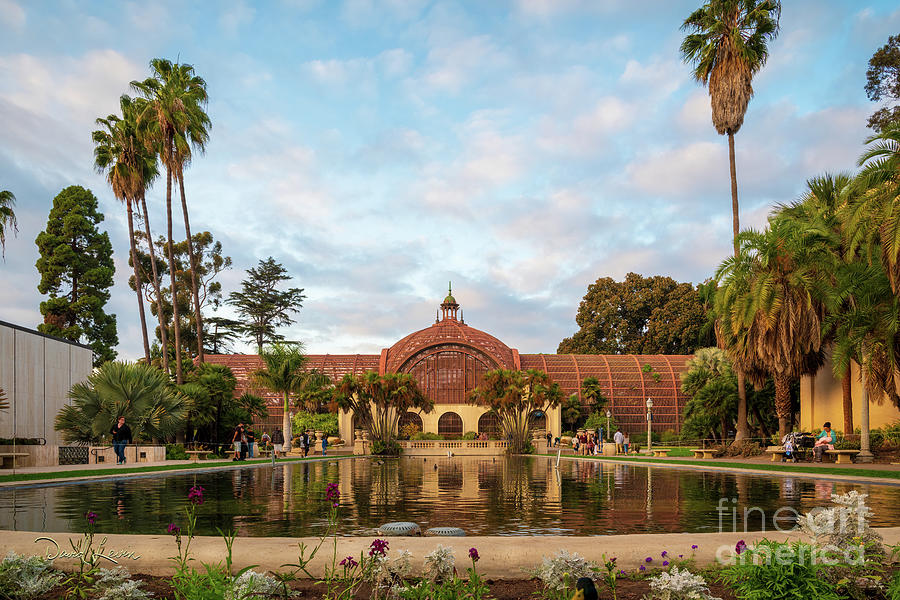 Botanical Building with the Lily Pond Photograph by David Levin