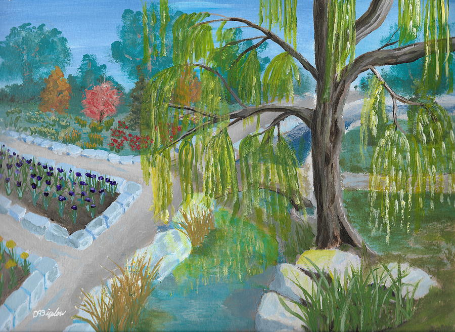 Botanical Garden Painting by David Bigelow