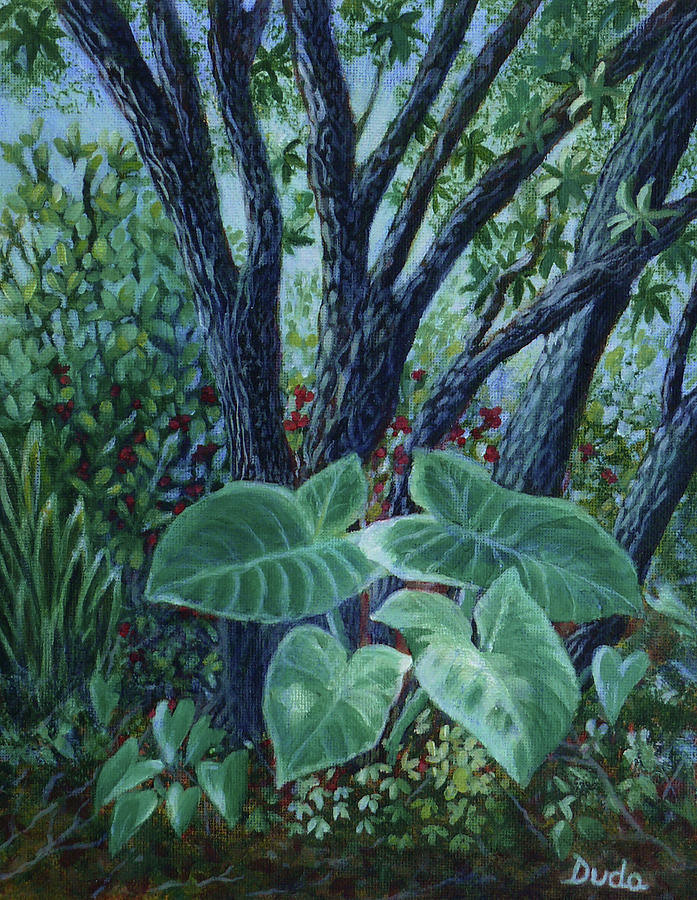 Botanical Garden Painting by Susan Duda