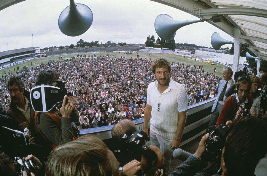 Botham After Third Test Photograph by Adrian Murrell