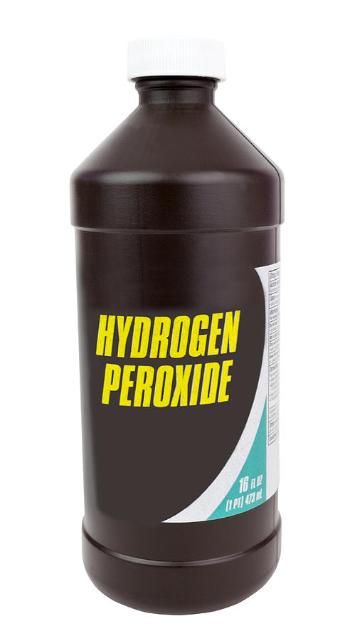 Bottle of Hydrogen Peroxide Photograph by Joe_Potato