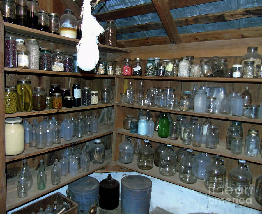 Bottles And Jars Photograph by D Hackett