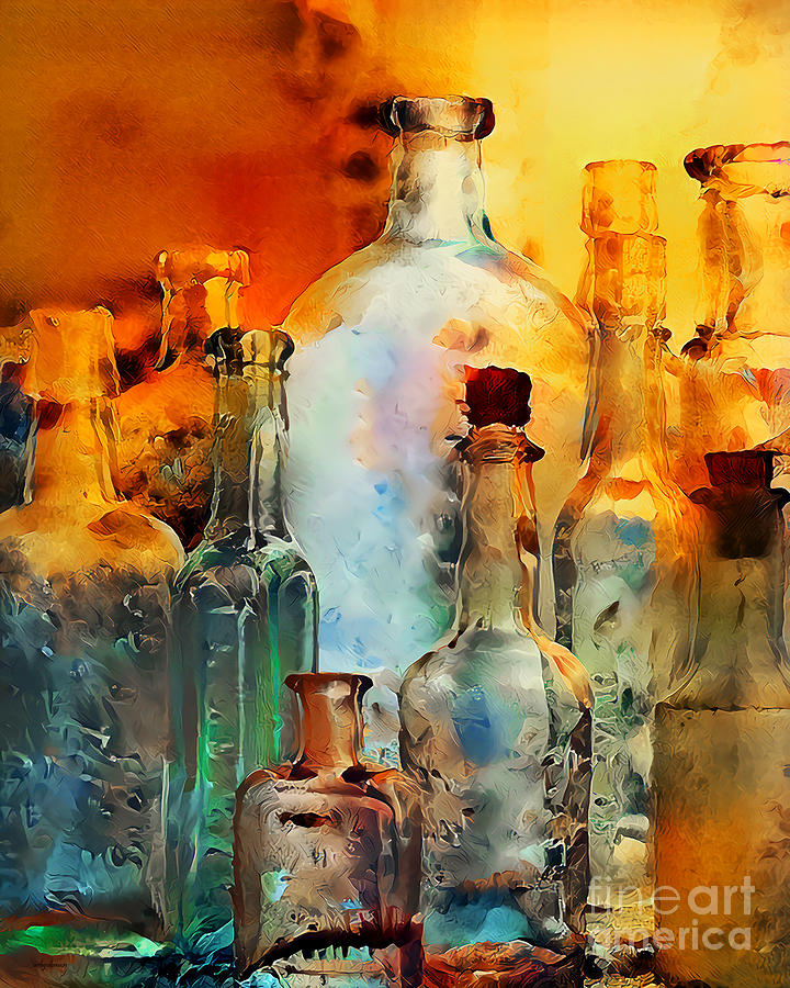 Bottles Still Life 20210910 Photograph by Wingsdomain Art and Photography