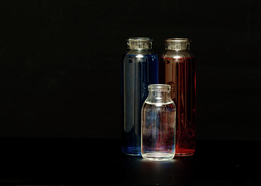 Bottles Still Life Photograph by Amelia Pearn