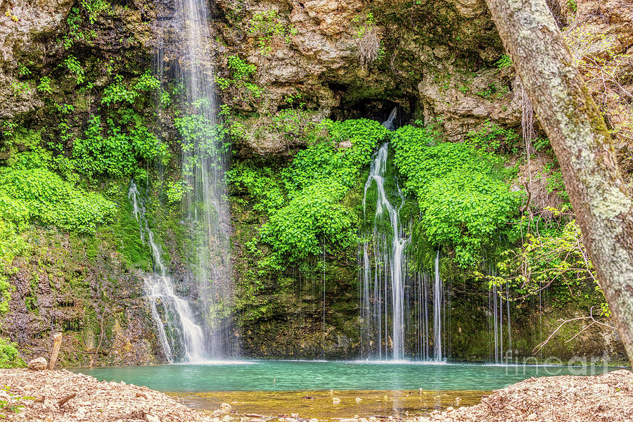 Bottom Of Dripping Springs Falls Photograph by Jennifer White