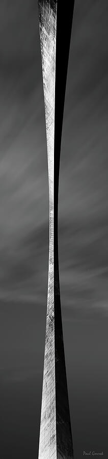 Architecture Photograph - Bottom Up View of St Louis Arch by Paul Gmerek