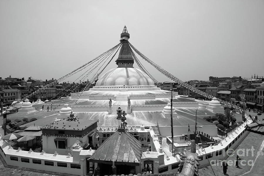 Boudhanath Stupa - Kathmandu - Nepal Photograph by Aidan Moran