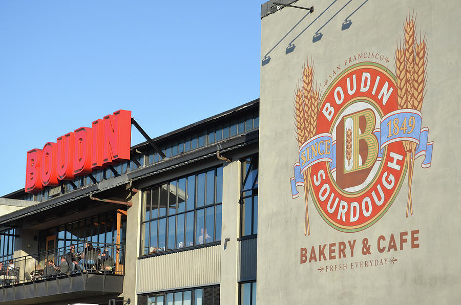 Boudin Bakery and Cafe at Fishermans Wharf San Francisco Photograph by ...