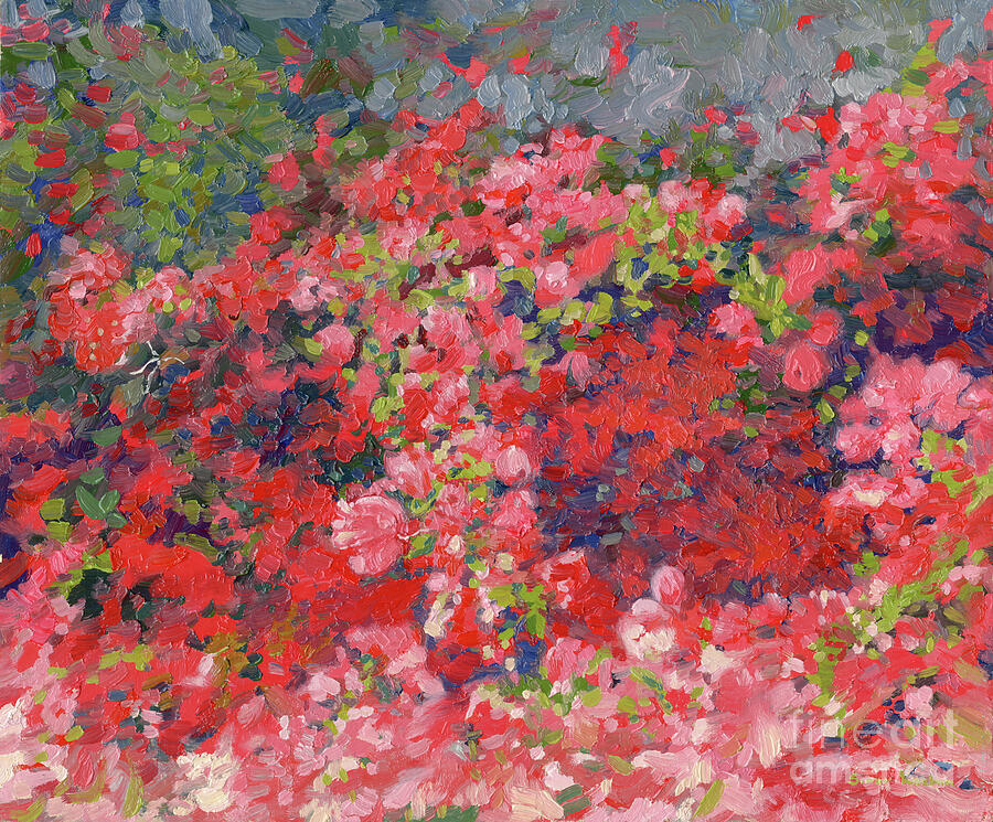 Flowers Still Life Painting - Bougainvillea in bloom by Simon Kozhin