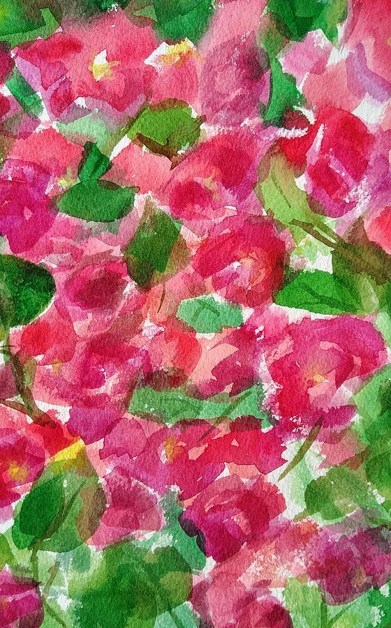 Bougainvillea Painting by Mickey Bissell - Fine Art America