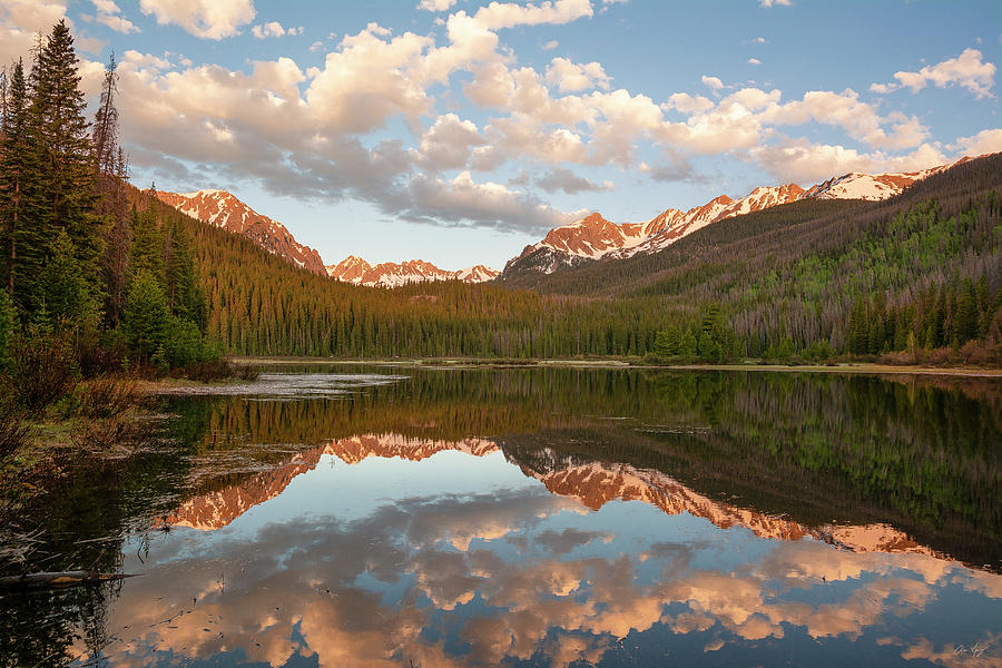 Boulder Lake Sunrise Photograph by Aaron Spong