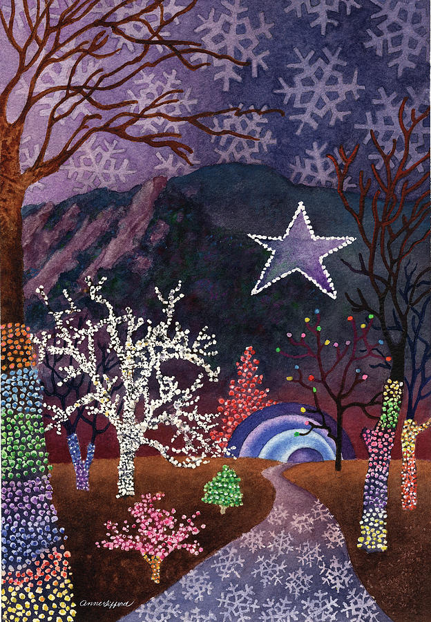 Boulder Star art Painting by Anne Gifford