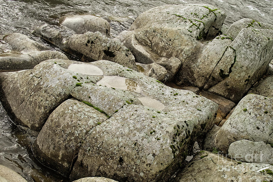 Boulders on the Banks Photograph by Theresa Fairchild