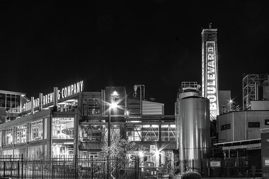 Boulevard Brewing Black and White Photograph by Steven Bateson