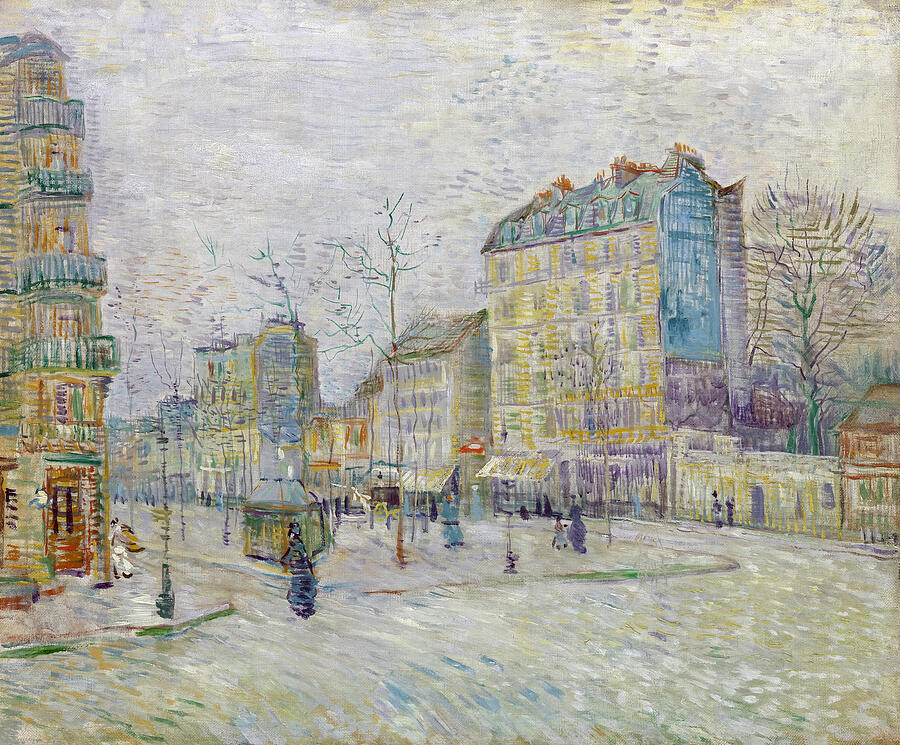 Boulevard De Clichy By Vincent Van Gogh Painting