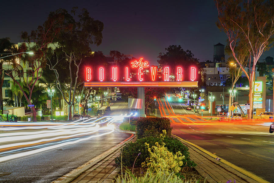 El Cajon Boulevard Sign By McClean Photography Photograph by McClean ...