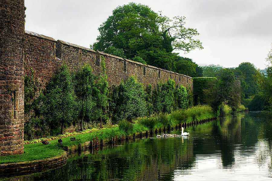 Boundary Walls - Bishops Palace Wells England Photograph by Lexa Harpell