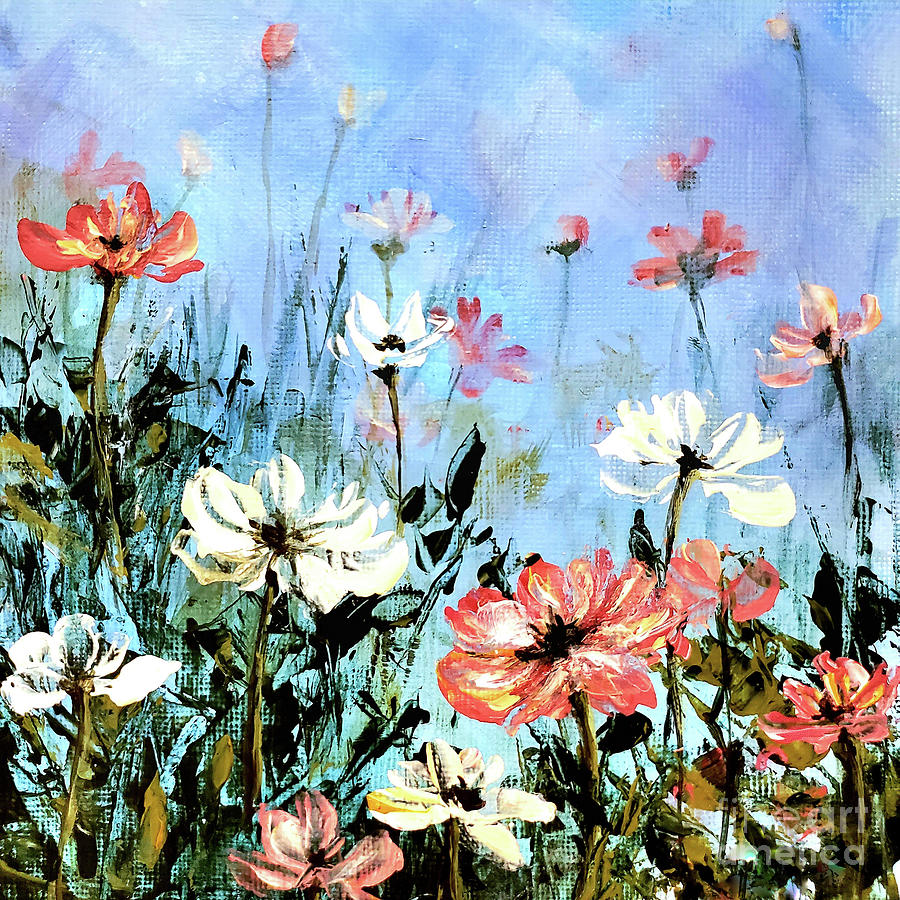 Bountiful Blooms Painting by Zan Savage