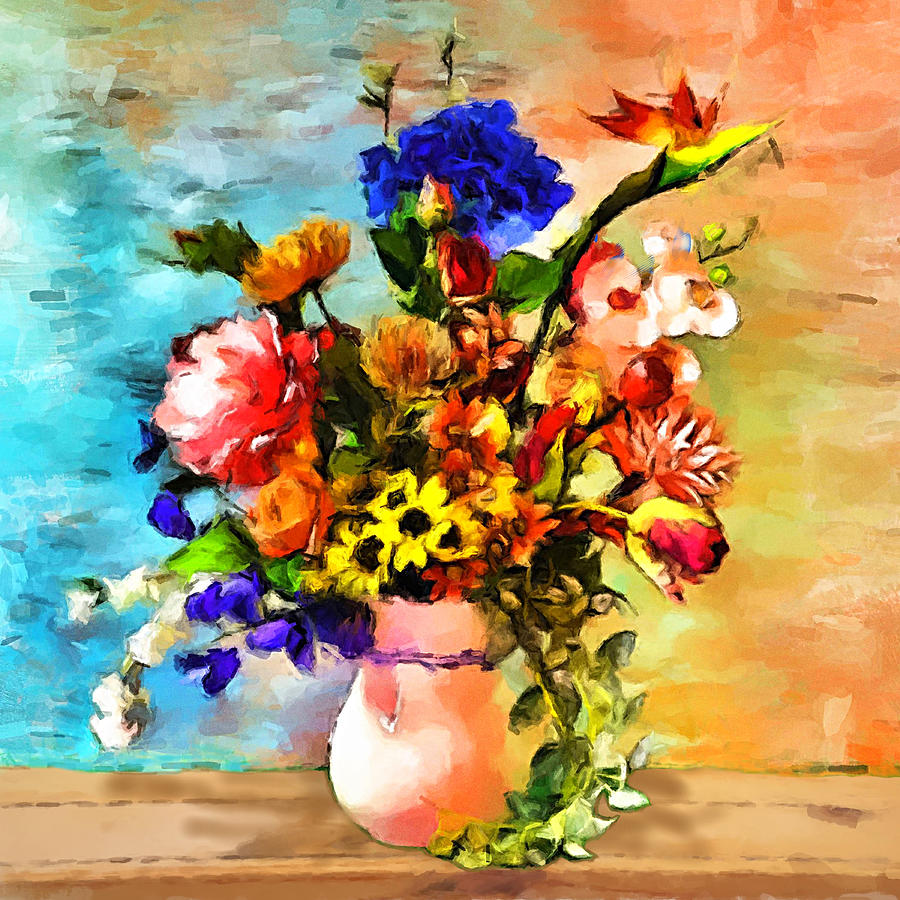 Bouquet 3 Painting by Gary Arnold