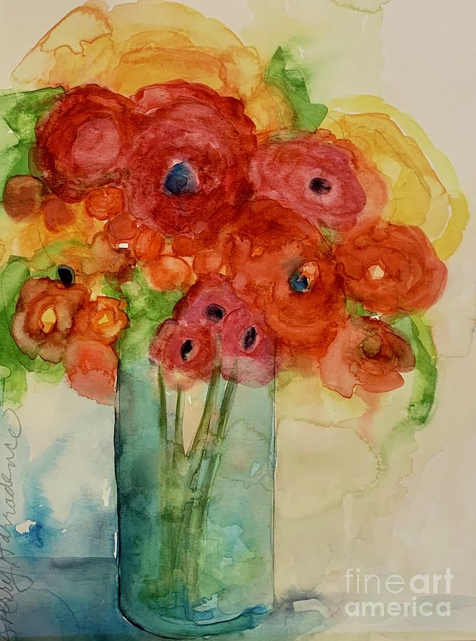 Bouquet Beauty  Painting by Sherry Harradence