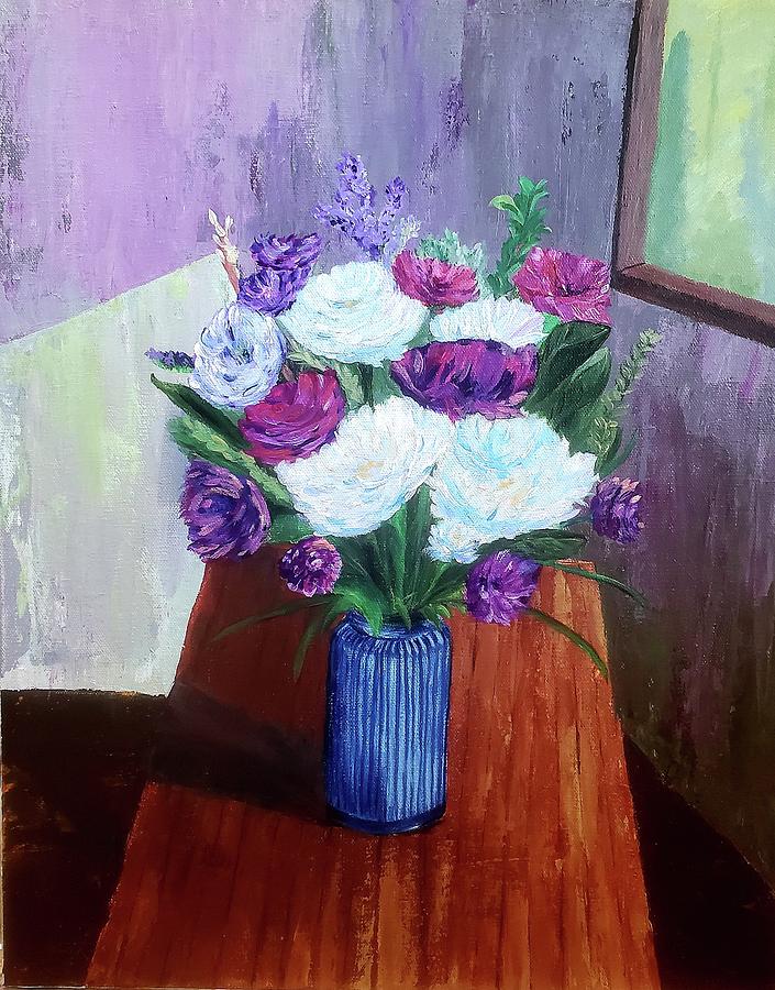 Bouquet for you Painting by Gail Friedman